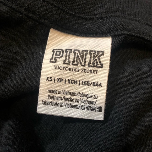 PINK Victoria’s Secret Black Patriotic Tank top sequin ‘Mercia red white - Picture 6 of 6